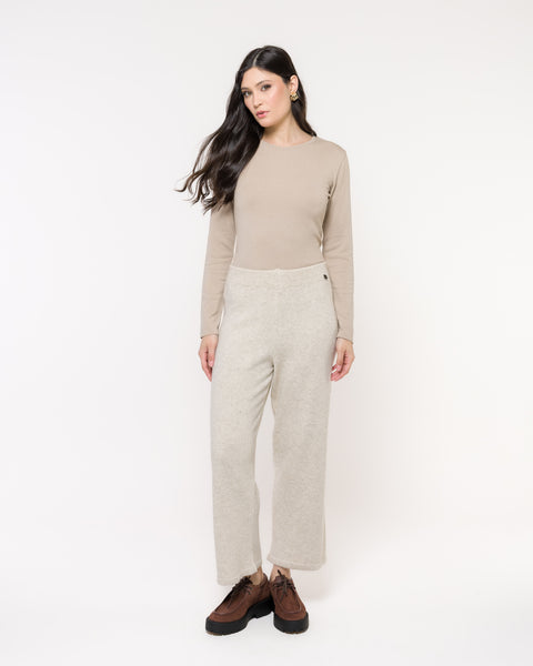 Calça em Tricot Pantalona - Beatriz