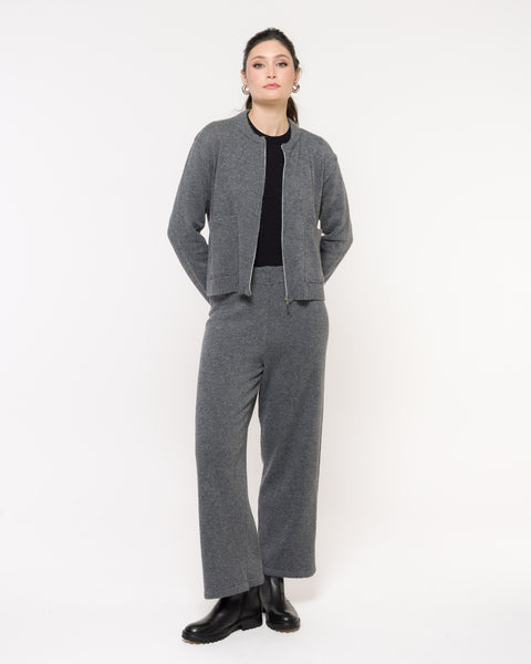 Jaqueta Bomber em Tricot - Beatriz