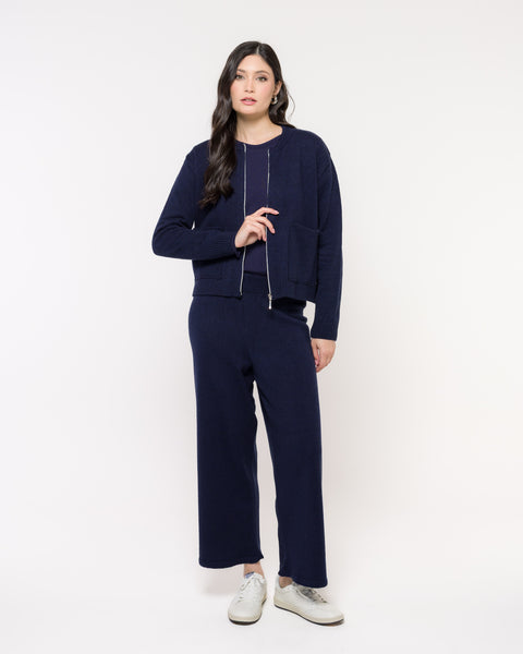 Jaqueta Bomber em Tricot - Beatriz