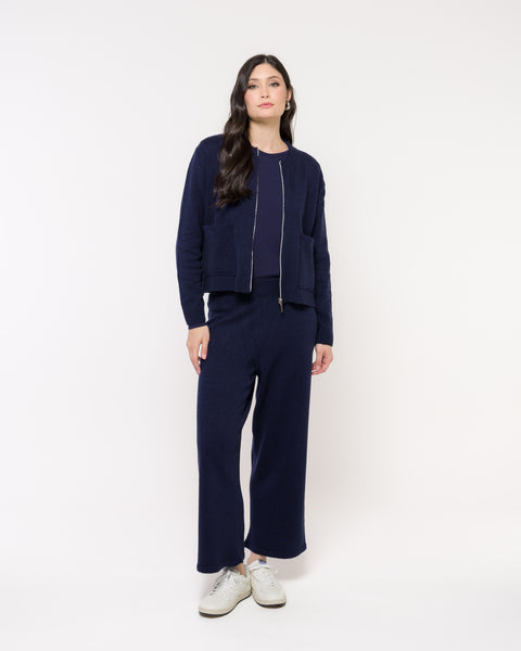 Calça em Tricot Pantalona - Beatriz