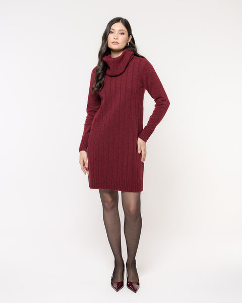 Vestido em Tricot - Serena com manga posta