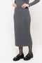Saia em Tricot com Fenda - Sophia