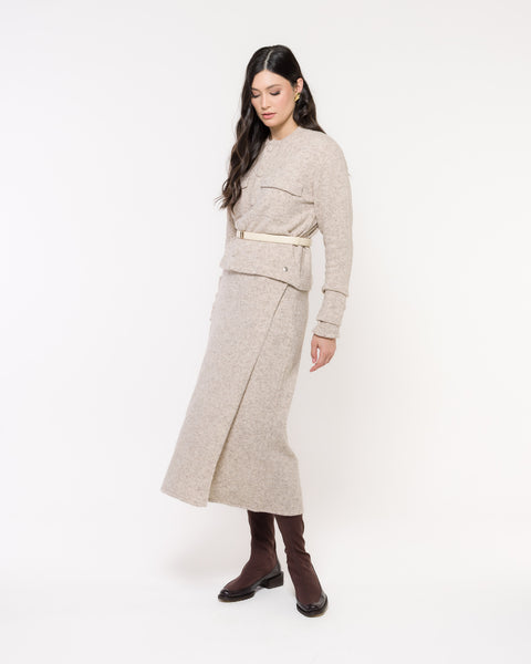 Casaco Bomber em Tricot - Flavia