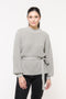 Blusa em Tricot Manga Bufante e Cinto - Giordana