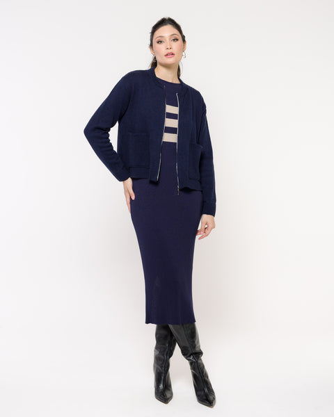 Vestido em Tricot Listras - Mariah