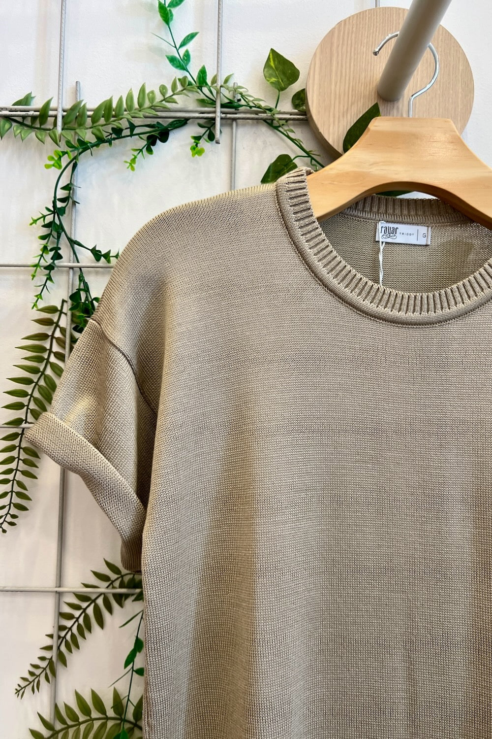 Vestido Tricot T-shirt