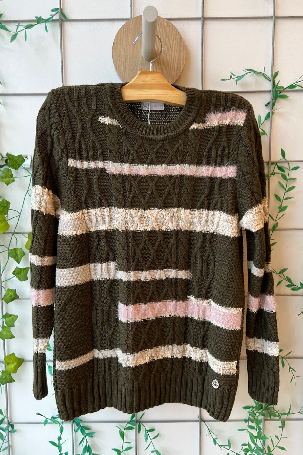 Blusa Tricot Mix de Texturas - Amanda