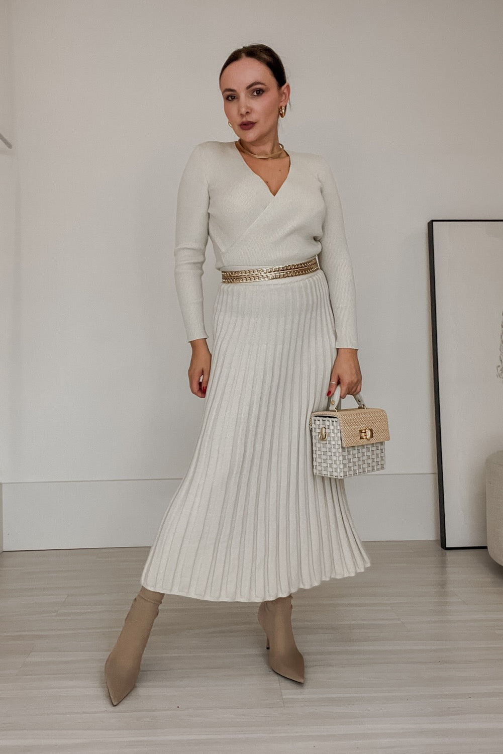 Blusa Tricot Transpassada - Cecília