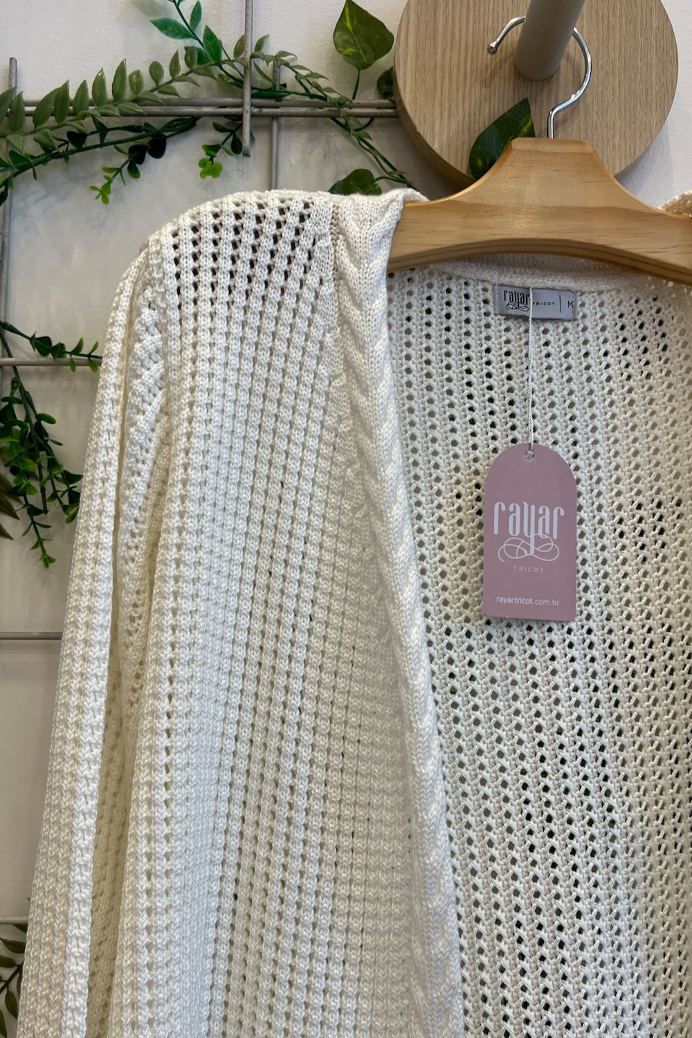 Casaco Amanda - Alongado e vazado