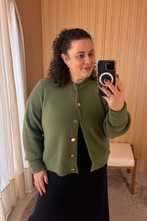 Casaco em Tricot Oversized - Juliana