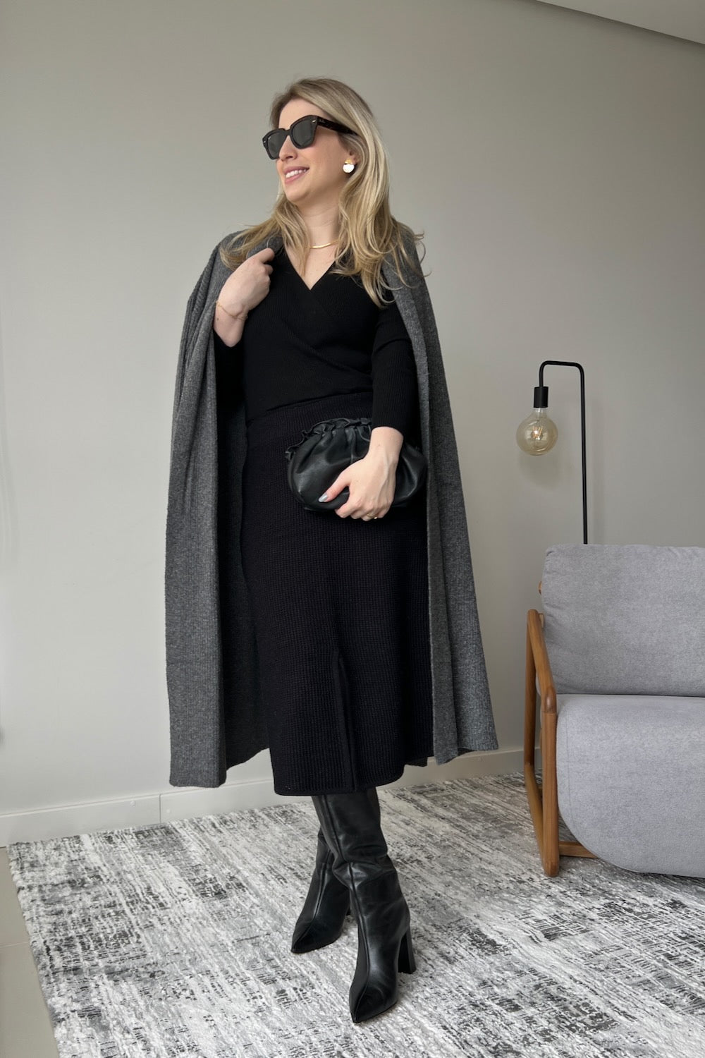 Casaco em Tricot Oversize - Madrid