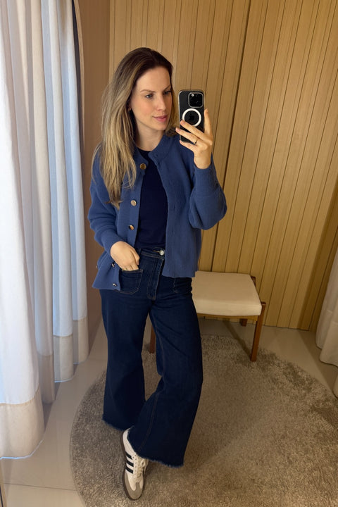 Casaco em Tricot Oversized - Juliana