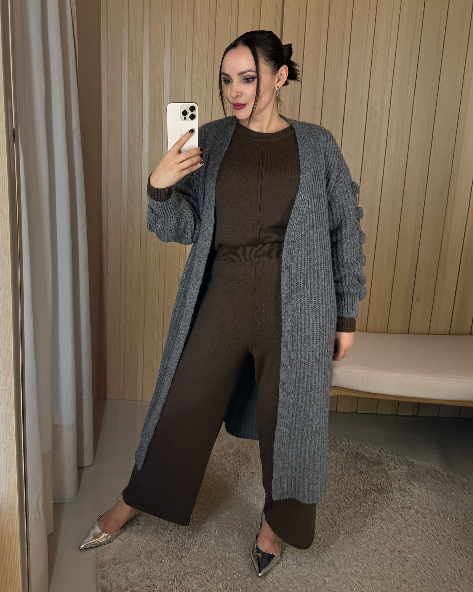 Casaco em Tricot Amplo - Virgínia