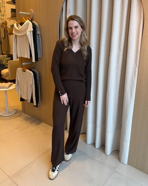Conjunto em Tricot - Florença (Blusa + Calça)