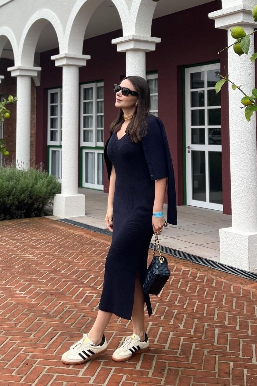 Conjunto em Tricot - Manuela (Vestido + Casaqueto)