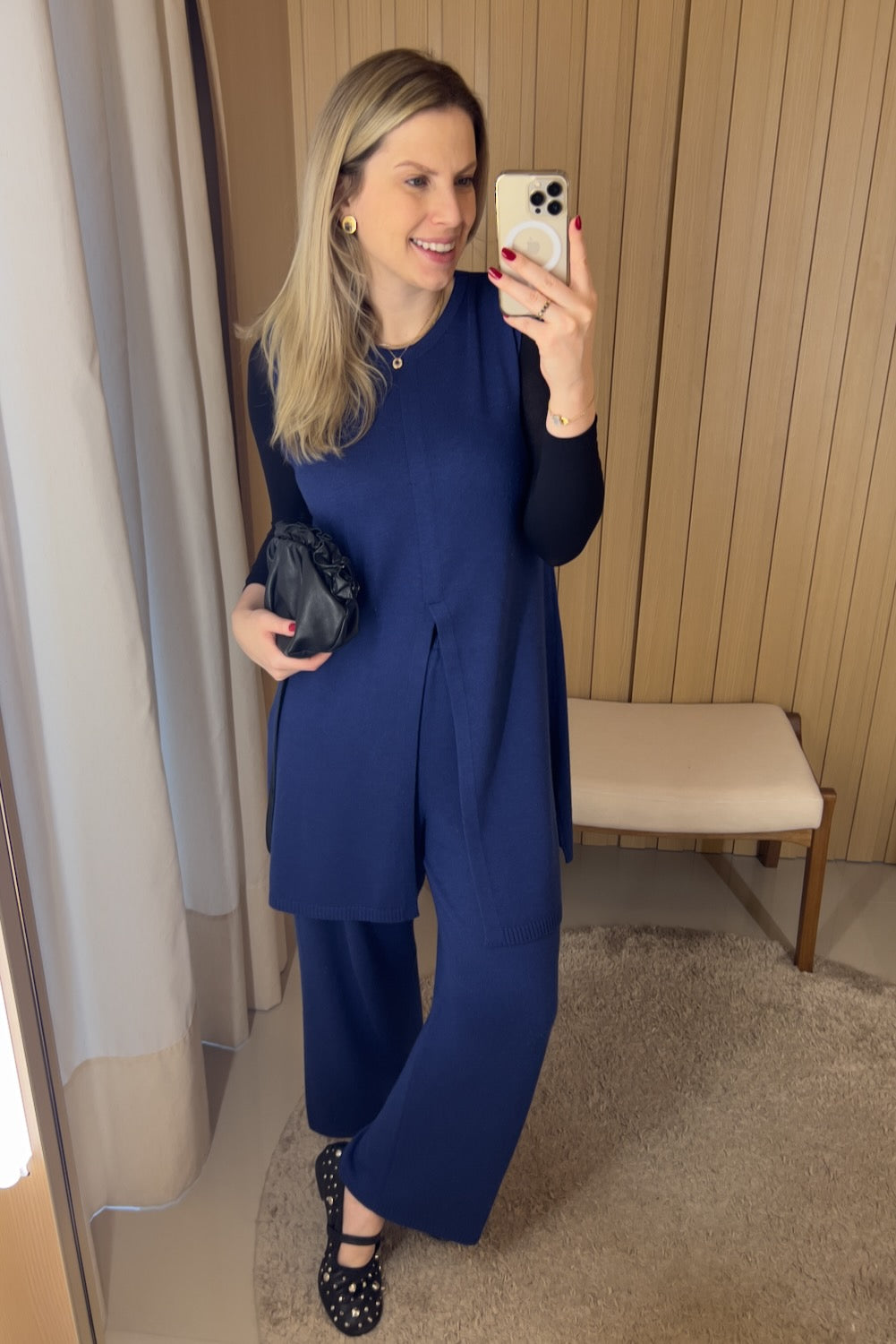 Conjunto em Tricot Milena - Túnica e Calça Reta