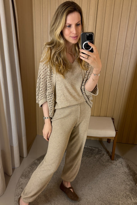Kimono em Tricot casulo - Fiorella