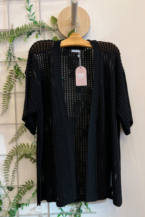 Kimono Tricot - Santorini com modelagem ampla