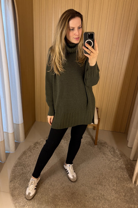 Maxi Pull em Tricot - Nadine