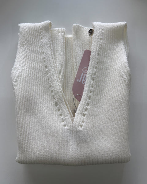 Regata em Tricot - Nicole com decote V