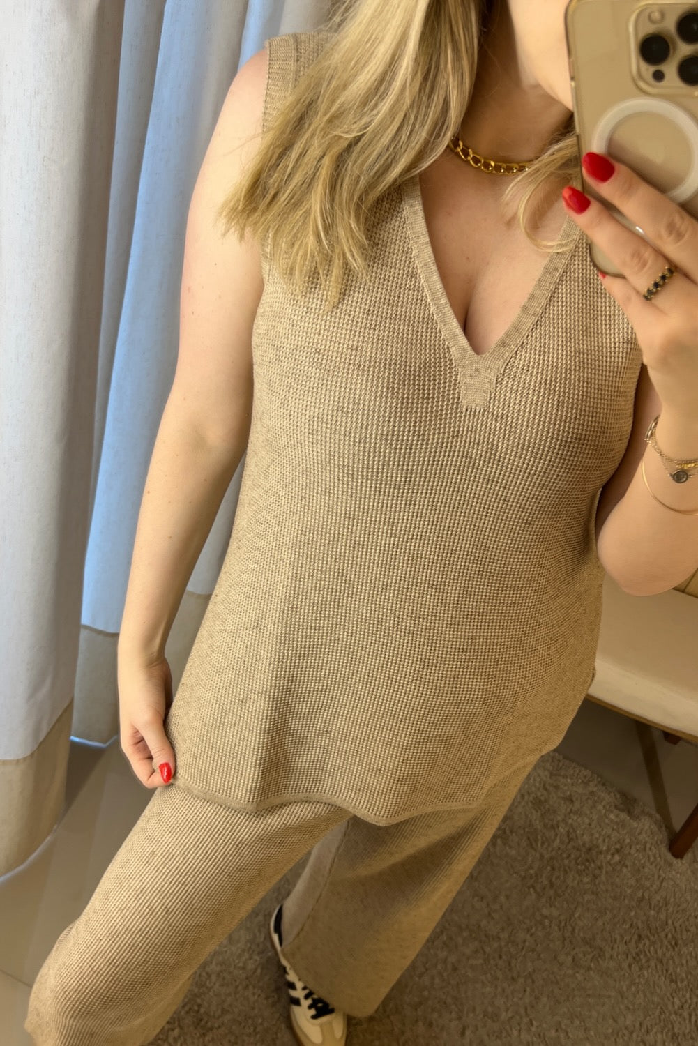 Regata em Tricot trabalhada - Florença