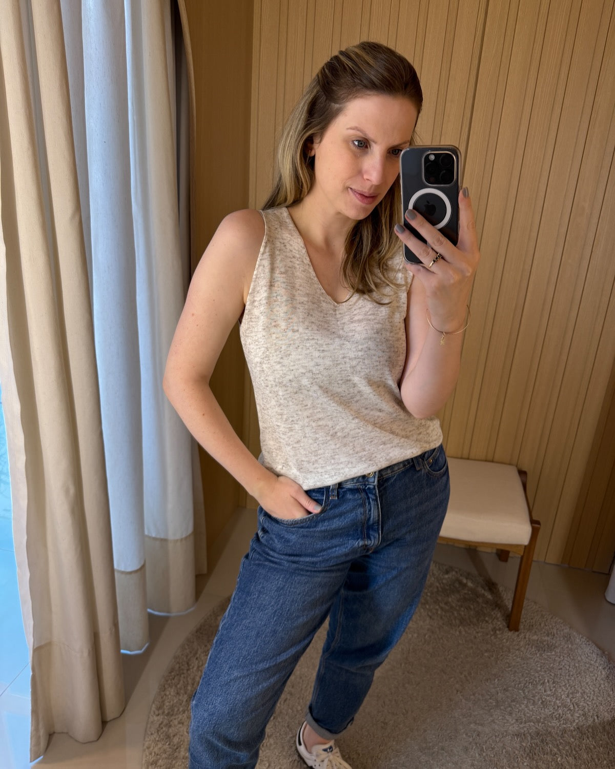 Regata em tricot - Rê