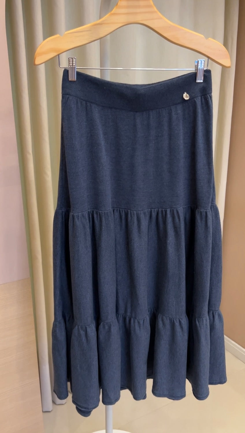 Saia Tricot Babados - Mykonos