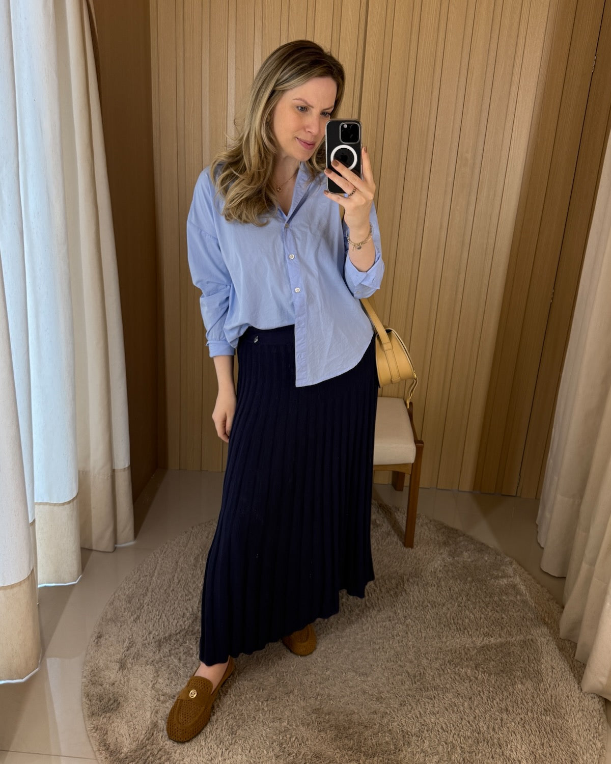 Saia Tricot Plissada - New Ivana