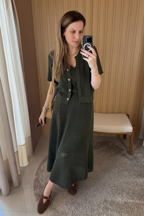 Saia Midi em Tricot - Siena