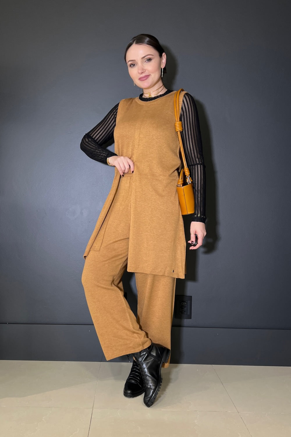 Túnica Alongada em Tricot - Milena