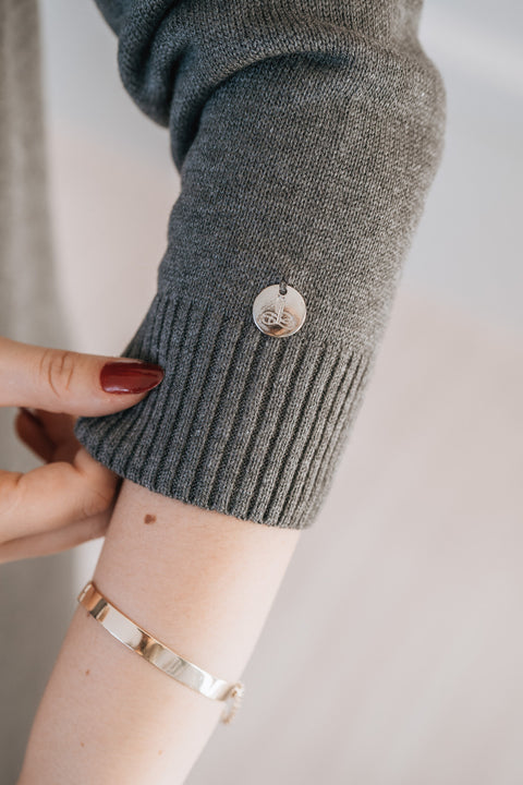 Vestido Tricot Minimalista - Ali com gola alta e modelagem reta