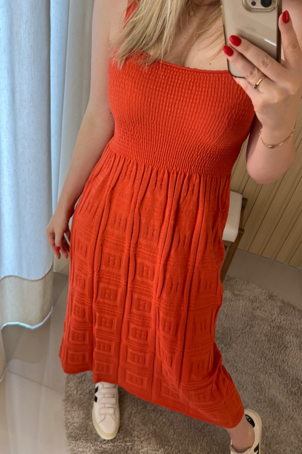 Vestido tricot trabalhado - Camila