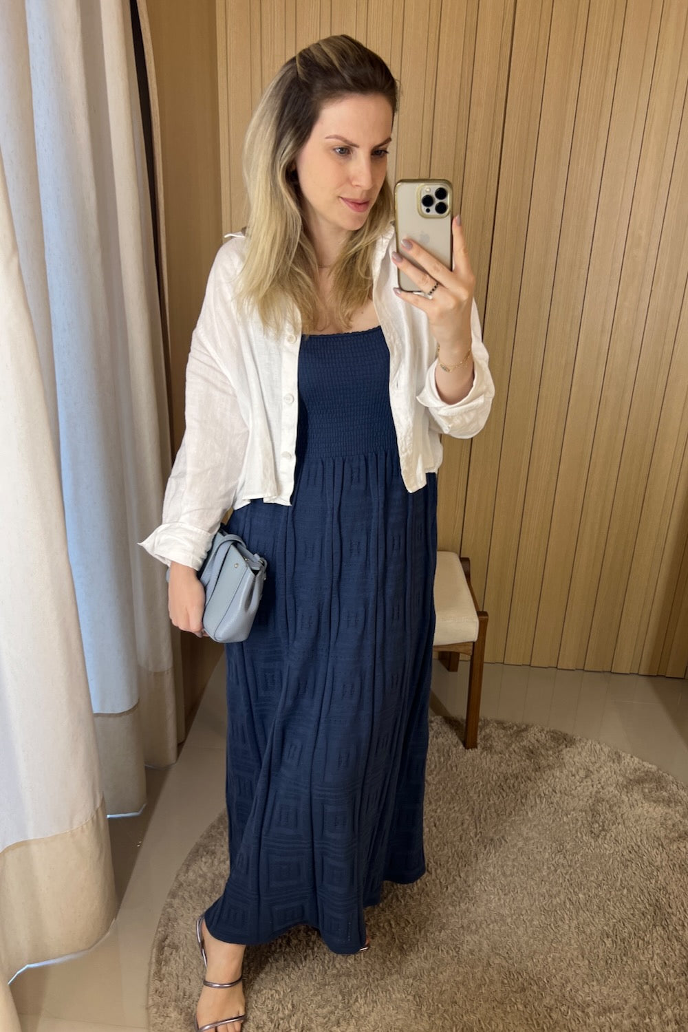 Vestido tricot trabalhado - Camila