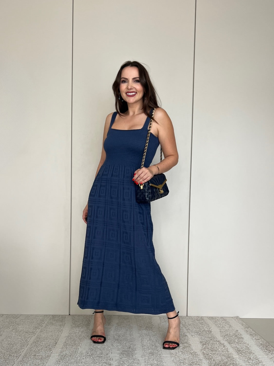 Vestido tricot trabalhado - Camila