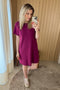 Vestido Tricot - Capri com decote redondo e modelagem evasê