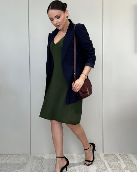 Vestido Tricot Evasê com Laço - Ibiza