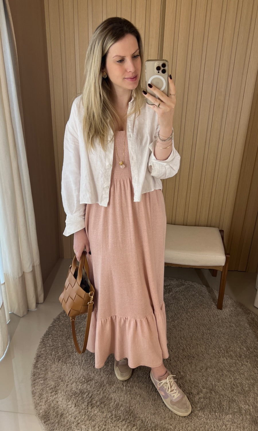 Vestido Tricot Longo com Babado na Barra - Maitê