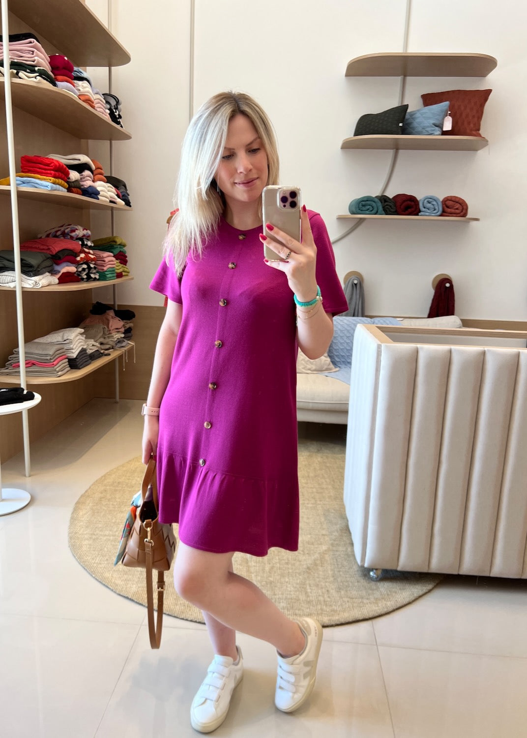 Vestido Tricot Babadinho Curto - Malu