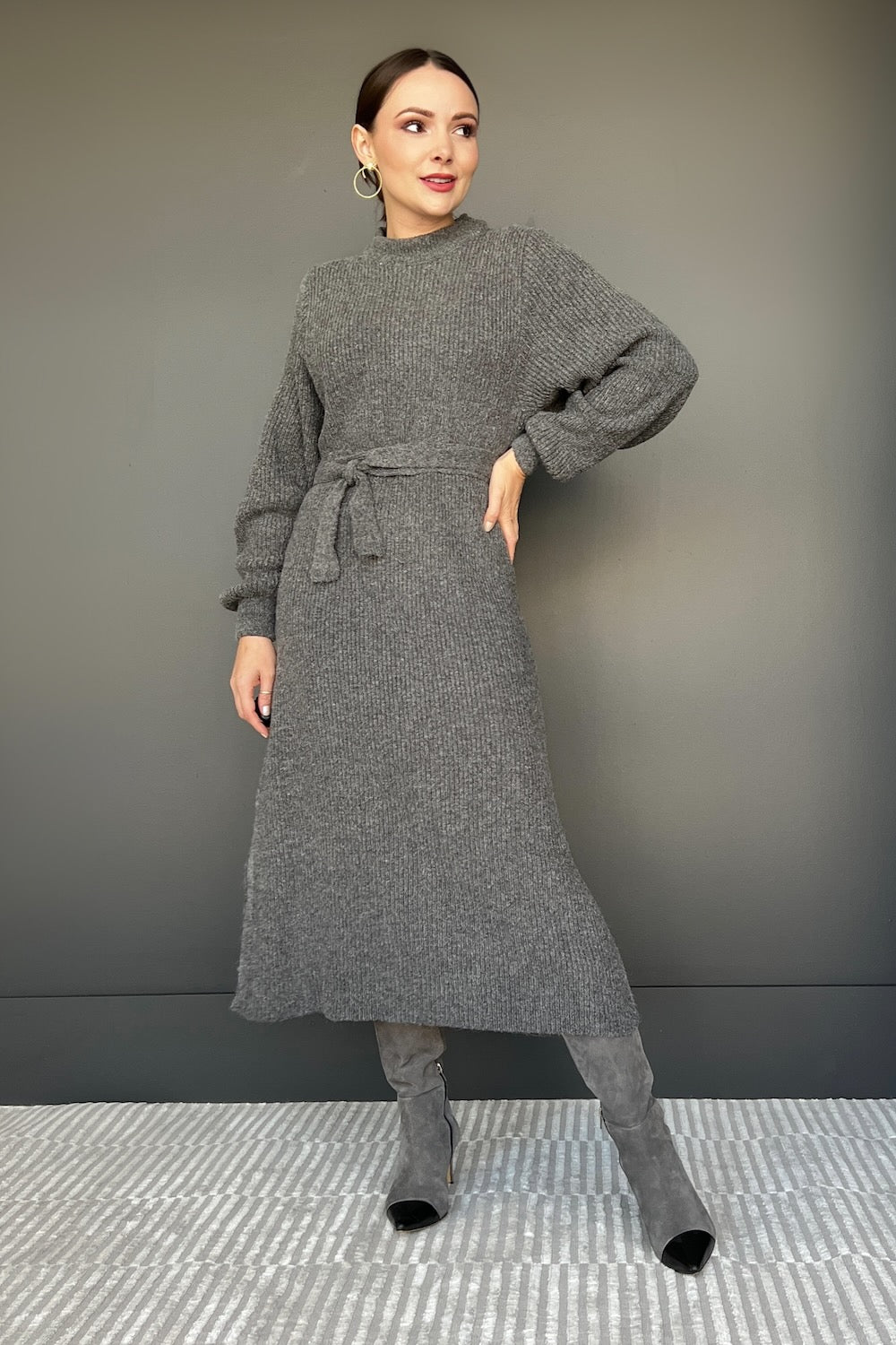 Vestido Midi em Tricot - Talita