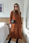 Vestido em Tricot com Bolsos - Zoe
