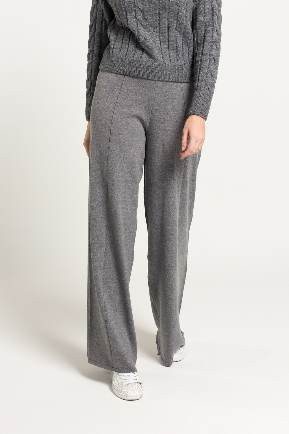 Calça Tricot Pantalona Lia