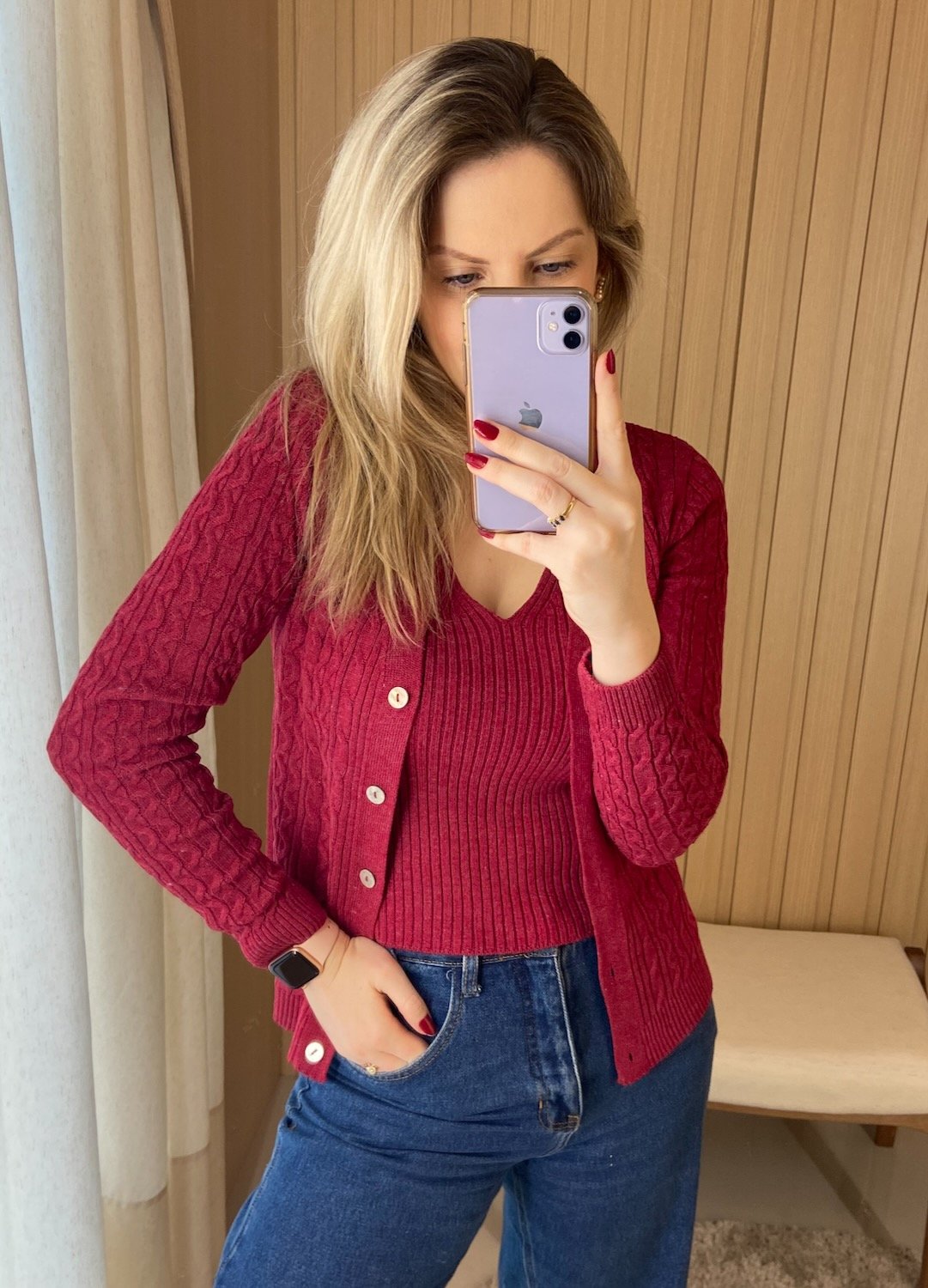 Casaco Tricot Tranças - Helena