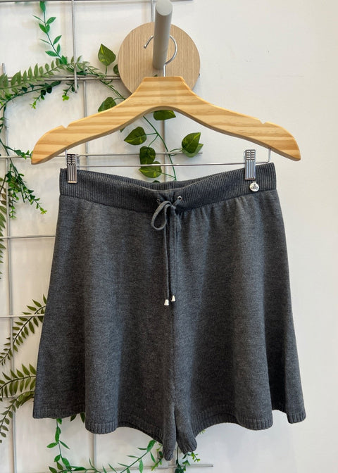 Shorts Tricot Evasê - Santorini