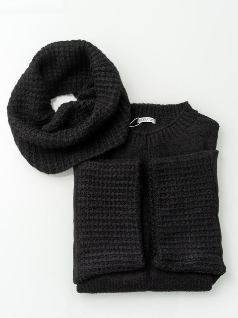 Capa Tricot - Rê com gola redonda