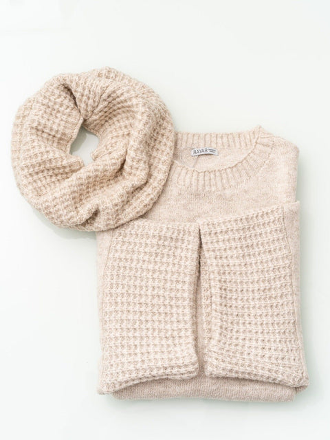 Capa Tricot - Rê com gola redonda