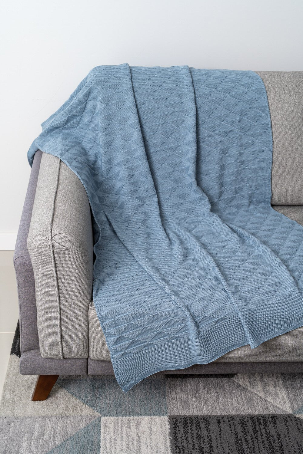 Manta de Sofá em Tricot - Sofia