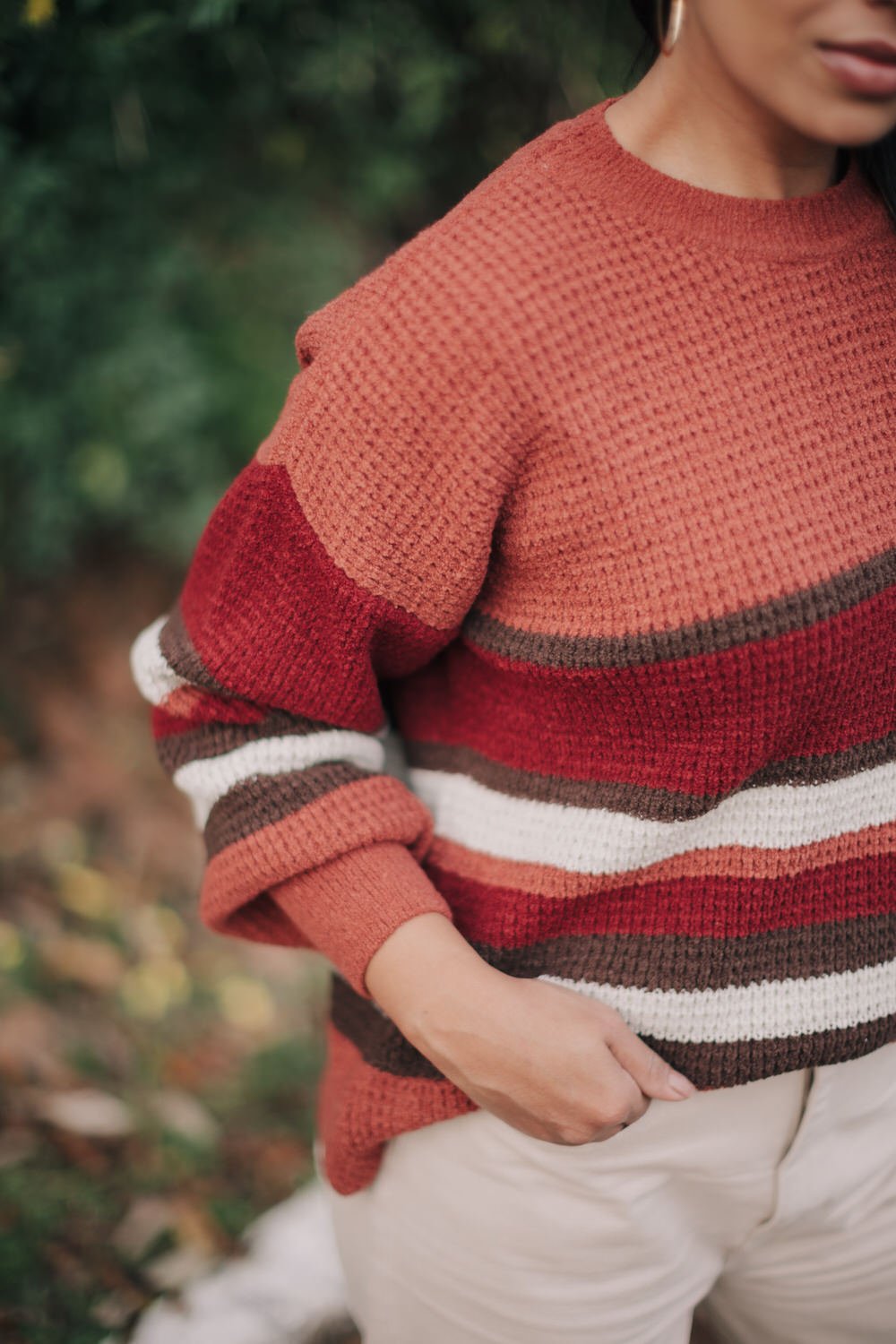 Blusa Tricot Listras Coloridas - Bella