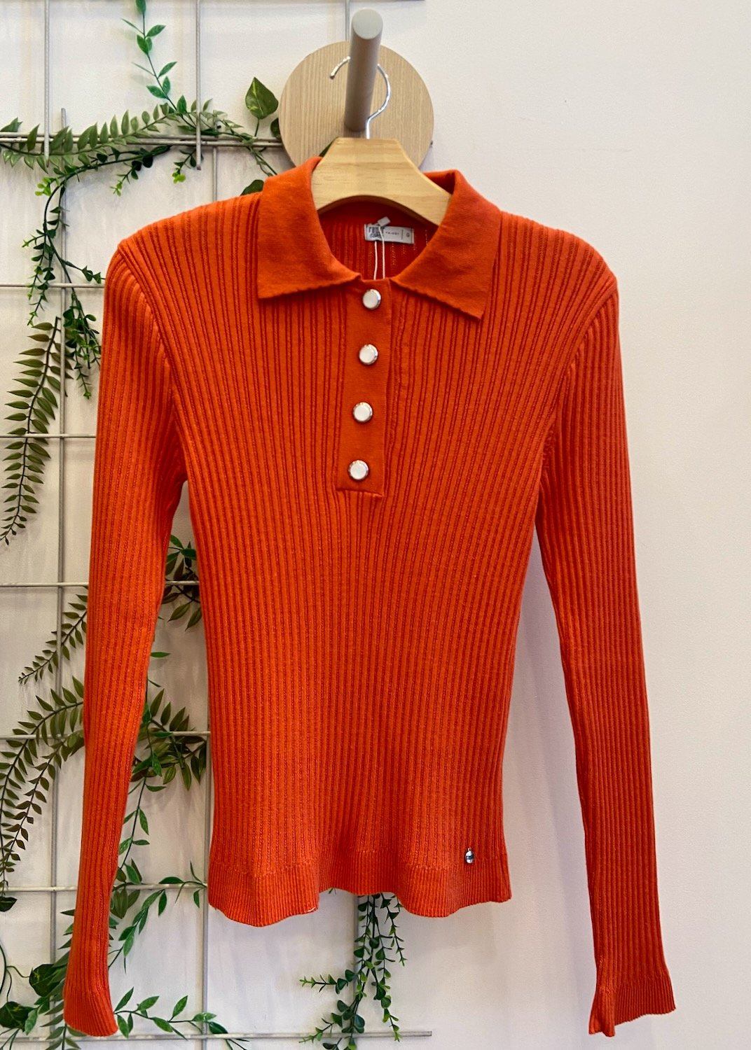 Blusa Tricot Gola Polo - Stella