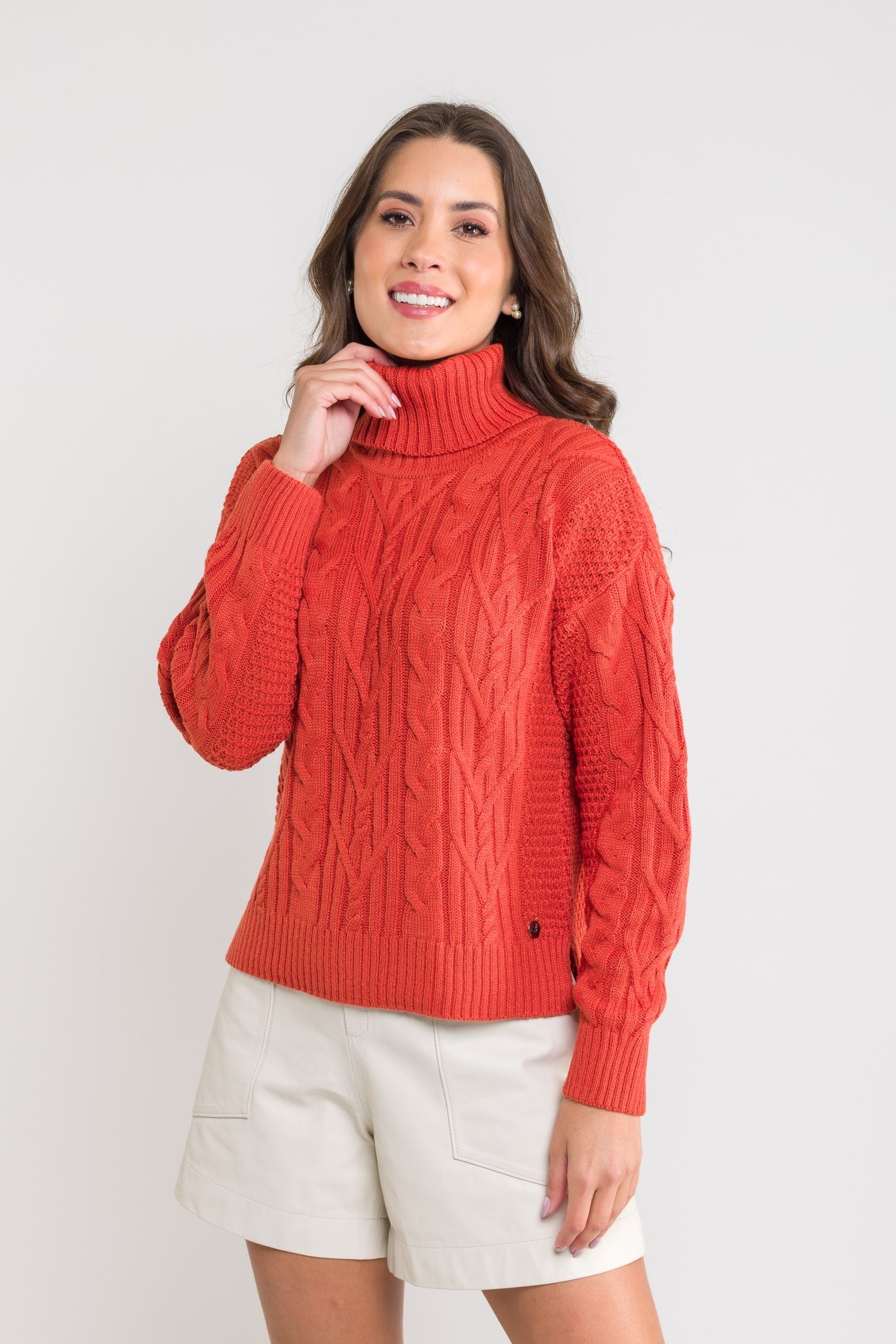 Blusa Tricot Tranças e Aramados - Ieda