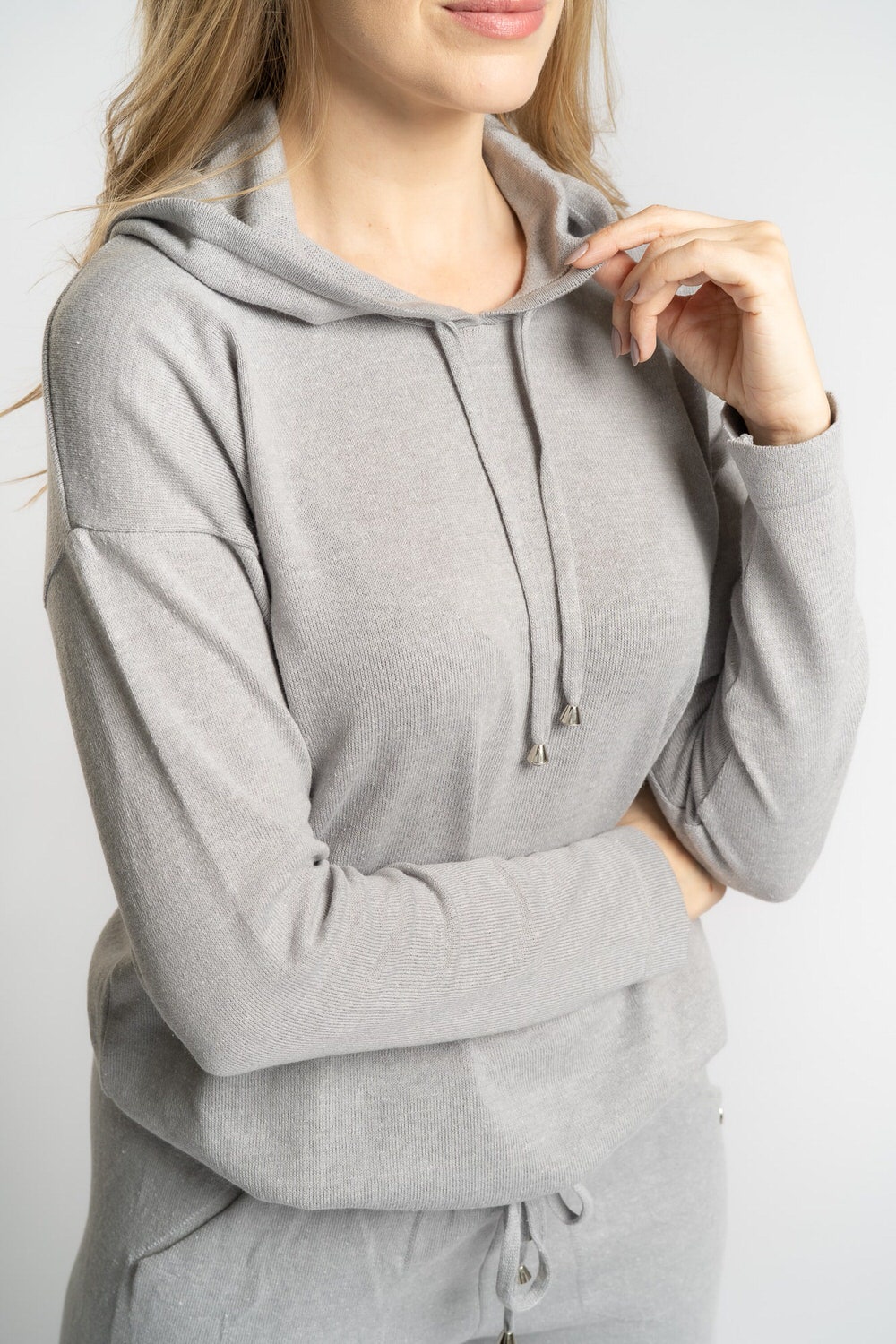 Blusa Tricot Capuz - Catarina